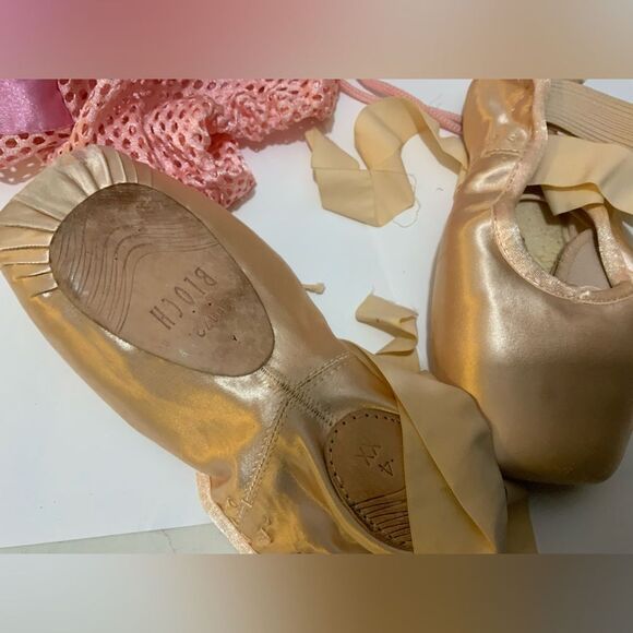 BLOCH Eurostretch pointe shoes size 4XX - Picture 6 of 6